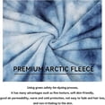 thumbnail image 3 of Blanket Cozy Soft Gray Tie Dye Blanket - Throw 50" x 70", 3 of 5