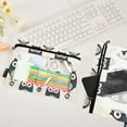 thumbnail image 4 of Navy Blue Cute Owls 2 Pack Pencil Pouch for 3 Ring Binder Smooth Zipper Folders with Pockets Clear Window Pencil Case, 4 of 6