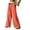 Orange, variant on JIKNTTR Women's Casual Jeans High Waist Baggy Jeans Wide Leg Straight Demin Cargo Pants Casual Loose Trousers Summer Denim Pants