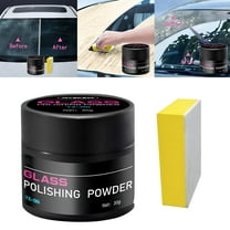 BANIRO Cerium Oxide Polishing Powder with Pad Windscreen Glass Scratch Remover Car Glass Oil Film Cleaner