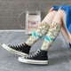 thumbnail image 5 of Fotbe Sea Animal Calcetas Divertidas Estampadas para Hombre y Mujer, Calcetas de Algodón hasta la Rodilla para Caminar, Correr, Enfermería y Embarazo, 5 of 6
