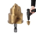 thumbnail image 5 of Pipe Reaming Drill Bits, PVC Pipe Reamer Hexagon Shank Drill Bits, Pipe Reamer Tool, Water Pipe Drill Tools for Metal, Copper, Aluminum, Iron, 5 of 9