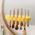 thumbnail image 4 of Soporte de pared para cepillos de maquillaje, organizador de cepillos de dientes, cepillo cosmético, soporte de pared, repisa, soporte para cepillos de dientes para ducha, 2 uds., 4 of 5