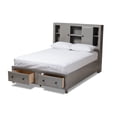 thumbnail image 3 of Baxton Studio Rosana Transitional Gray finished Wood King Size Bed, 3 of 10