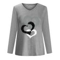 thumbnail image 5 of Patlollav Pntutb Womens Long Sleeve T Shirt,Ladies Casual Pullover Tops, 5 of 7