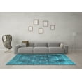 thumbnail image 3 of Ahgly Company Indoor Rectangle Persian Light Blue Traditional Area Rugs, 3' x 5', 3 of 4