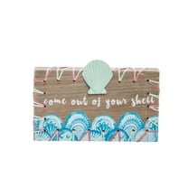 Beachcombers Come Out Of Your Shell Table Accent  Multicolor