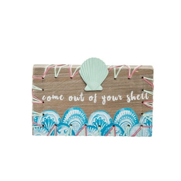 Beachcombers Come Out Of Your Shell Table Accent  Multicolor