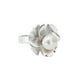 thumbnail image 1 of Anillo Flor Con Perla Marca Ketzalia De Plata Ley .925 T:6 KETZALIA JOYERIA ARTESANAL Colección 2021, 1 of 2