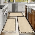 thumbnail image 6 of Farmhouse Kitchen Rugs Set 3 Piece, Boho Kitchen Mats for Floor, Non-Slip Kitchen Rug Waterproof Mats for Kitchen, Runner Rugs for Hallway Laundry Holiday Sink Decor, 6 of 12