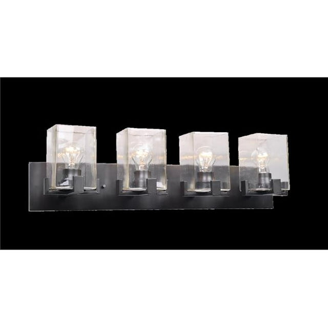 Kenroy Home 94009ORB Mack 4 Light Vanity, Oil Rubbed Bronze