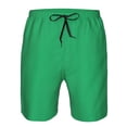 thumbnail image 4 of Kdxio Forestgreen Pattern Mens Casual Shorts - Drawstring Summer Beach Sports Shorts for Men, 4 of 9