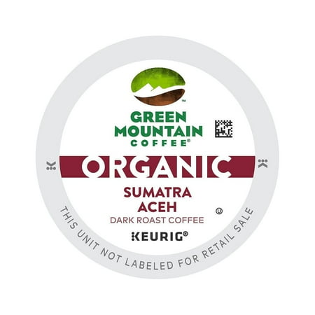 Green Mountain Coffee Organic Sumatra Aceh, K-Cup Portion Pack For Keurig Brewers (24 Count)
