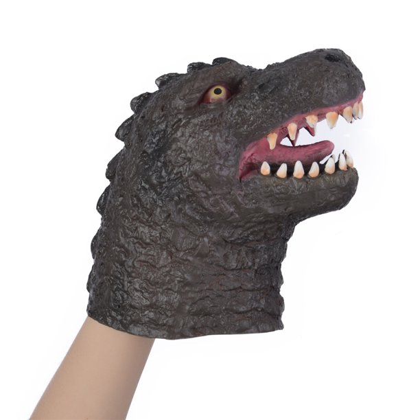 Godzilla Vs King Kong Latex Mask Headgear Hand Puppet Toy Godzilla King