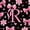 Pink Black R, variant on Erosebridal Pink Bows Girls Twin Comforter Sets,Letter R Monogrammed Bedding Set For Girls Kids,Reversible black,2 Pieces