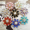 thumbnail image 3 of Visland Button Covers Colorful Rhinestone Cufflinks Detachable Shirt Button Clips Jewelry Pliers Press Snap Suit Tux Accessories, 3 of 8