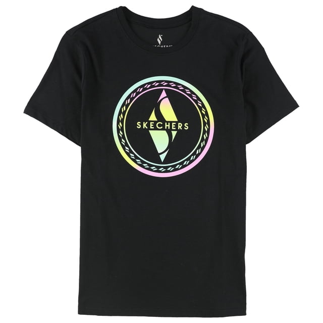 Skechers Womens Logo Graphic T-Shirt black S