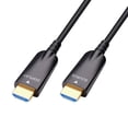 thumbnail image 1 of Cable HDMI DTech de fibra óptica 4K 30 Hz 1080p 60 Hz 75 pies negro, 1 of 7