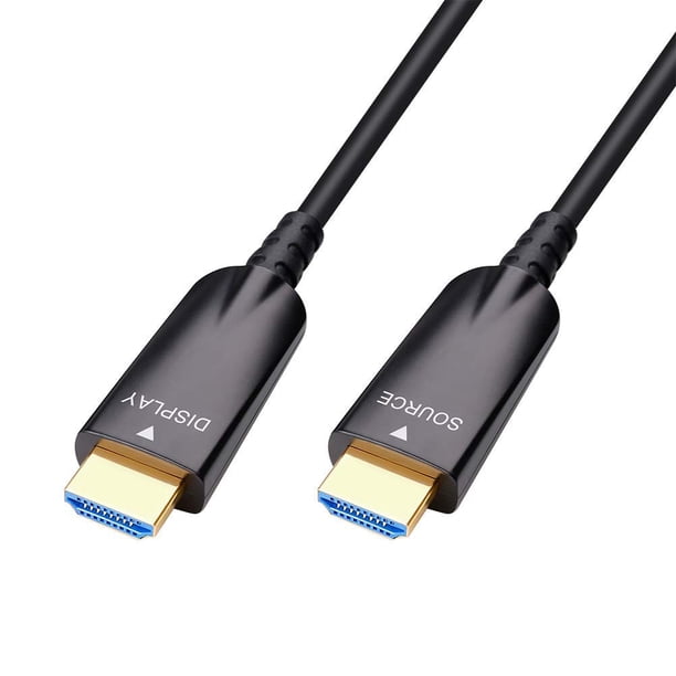 Cable HDMI DTech de fibra óptica, 50 m, 4K, 60 Hz, 1080p, vídeo Ultra HD