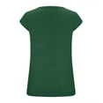 thumbnail image 3 of FAIWAD Womens Cap Sleeve Tank Top Summer Casual V Neck T-Shirts Loose Basic Workout Blouses, 3 of 5