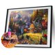 thumbnail image 2 of Cuadros Decorativos Kit de pintura de diamante 5D paisaje de cabina taladro redondo completo mosaico DIY (B2731) Likrtyny embutido en tela, 2 of 9