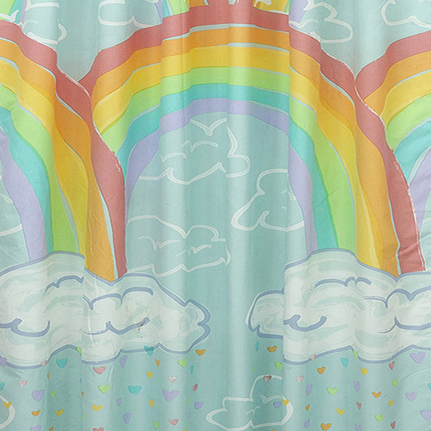 48" x 63" Kidz Mix Rainbow Clouds Window Curtain Panel Drapes Pair for kids’ bedroom