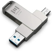 MOSDART 64GB USB C Flash Drive 2 in 1 OTG USB C to USB A 3.0 Dual Thumb Drive 64 GB Type c Memory Stick Thunderbolt 3