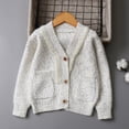 thumbnail image 4 of Auroural Cardigans for Girls Size 10-12 Wintertime Boys And Girls Streak Sheep Wool Hooded Zipper Sweater, 4 of 8