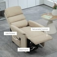 thumbnail image 4 of GVN Electric Recliner Sofa,Power Lift Chair, Electric Lift Recliner Chair with Remote Control, Side Pockets, Beige, 4 of 7