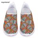 thumbnail image 1 of Zapatillas de deporte de moda para mujer, con estampado de calaveras de azúcar, informales, sin cordones, de malla, para playa, ligeras, para exteriores, 1 of 5