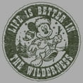 thumbnail image 2 of Boy's Mickey & Friends Mickey Mouse Life is Better in the Wilderness Graphic Tee Athletic Heather Large, 2 of 5