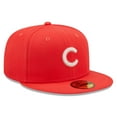 thumbnail image 3 of Men's New Era Red Chicago Cubs Lava Highlighter Logo 59FIFTY Fitted Hat, 3 of 5