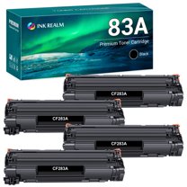 83A Toner Cartridge Compatible for HP CF283A 83A Laserjet Pro MFP M127fw M127fn M125nw M201dw M201n M225dw M125a Series Printer Ink Black, 4-Pack