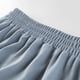 thumbnail image 5 of Pantalones cortos de mezclilla para niños y niñas, de Honeeladyy, de verano, con botones, para la escuela (azul claro, 8-9 años), 5 of 5