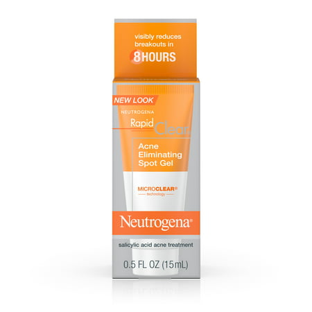 Neutrogena Rapid Clear Acne Eliminating Spot Treatment Gel, 0.5 fl. (Best Way To Clean Your Face To Prevent Acne)