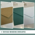 thumbnail image 1 of HOOWIFFY 16Pcs Vintage Wedding Envelopes Multi Function Assorted Color Elegant Invitation Accessory, 1 of 8
