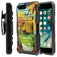 thumbnail image 1 of FINCIBO Hybrid Armor Case Cover Stand TPU Holster for Apple iPhone 7/8 Plus 5.5", Sunflowers Blue By Van Gogh, 1 of 2