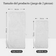 thumbnail image 5 of Set 2 Toallas Baño Lana Coral Suave De Alta Densidad, Color Gris, 5 of 5