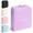 Purple, variant on Stylish Handheld Partitioned Cosmetic Bag Large Capacity Folding Design Portable