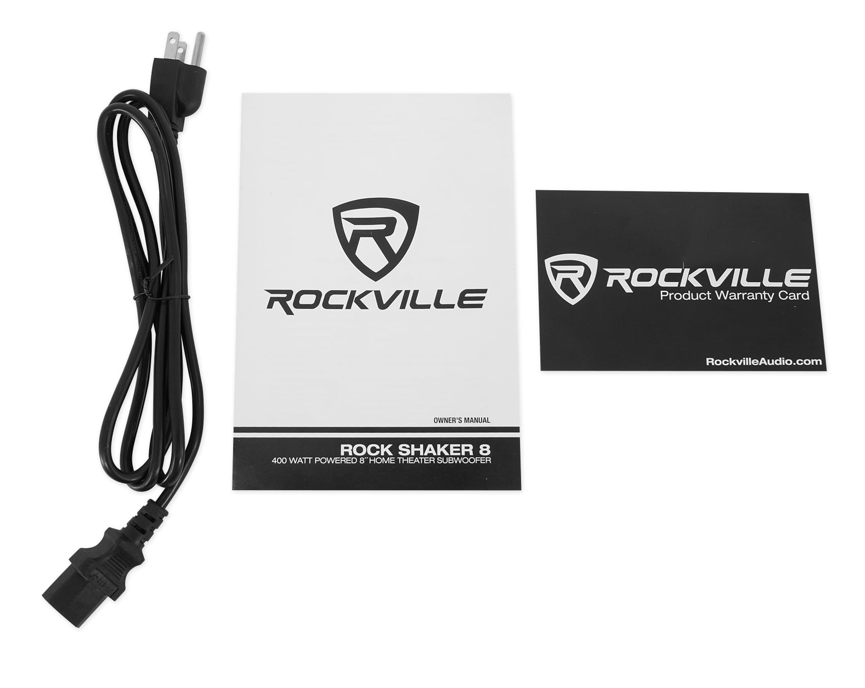 Rockville Bluetooth Home Receiver+(4) 6.5" Bookshelf Speakers+Stands+Subwoofer + Rockville R14GSBR100 Red/Blk 14 Gauge 100' Ft. Mini Spool Car Audio Speaker Wire