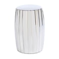 thumbnail image 1 of Taburete decorativo Home Locomotion Ceramic Silver, 1 of 3