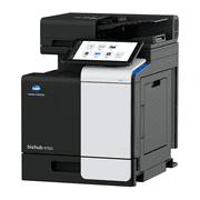 Restored Konica Minolta bizhub 4750i Monochrome Laser Multifunction Printer Copier Scanner 50 PPM Duplex Network 10.1" Touchscreen