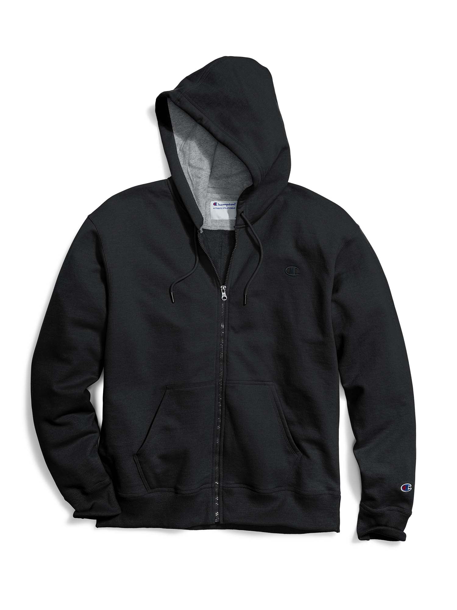 Champion Men's and Big Men's Powerblend Zip-Up Hoodie, Sizes up to 2XL