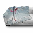 thumbnail image 3 of Circus Soft Flannel Fleece Blanket, Graphic Circus Performer Woman Juggling with Balls Standing on Wire as Blindfolded, Cozy Plush for Indoor and Outdoor Use, 60" x 80", Multicolor, by Ambesonne, 3 of 6