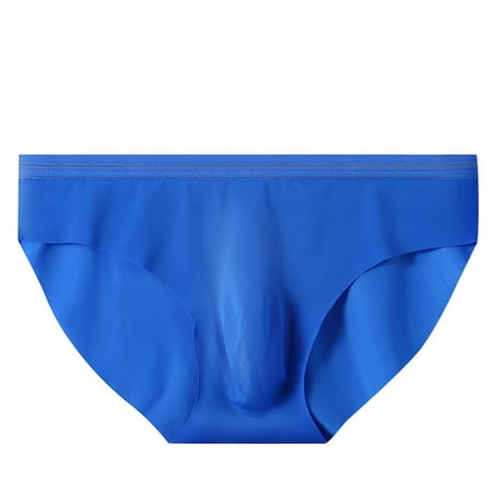 

Men s Solid Color Ice Silk Seamless One Piece Briefs underwear women underwear women briefs