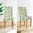 thumbnail image 5 of Easter Bunny Eggs and Flowers Spandex Chair Covers for Dining Room Set of 4, Stretch Printed Chair Protectors Covers, Removable and Washable,, 5 of 6