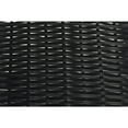 thumbnail image 3 of HUBERT® Wicker Storage Baskets Black Plastic - 7 1/2"L x 16"D x 1 1/2" to 5"H, 3 of 7