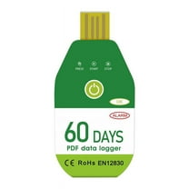 USB Temperature Data Logger Temperature & Humidity Recorder Alarm Thermometer Recorder Tester Report PDF 120 Days