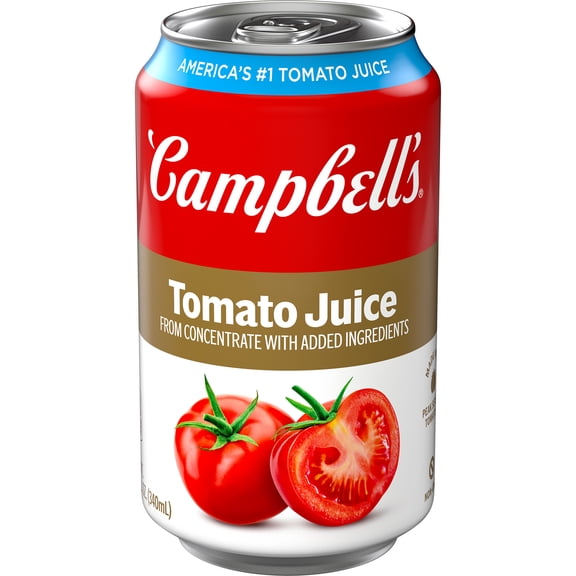 Campbell's 100% Tomato Juice, 11.5 fl oz Can