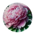 thumbnail image 2 of PIKWEEK  Round Tablecloth,Watercolor Peony Flower Indoor &amp; Outdoor Table Cover for Christmas, Thanksgiving, Event,Fits Tables, 2 of 7